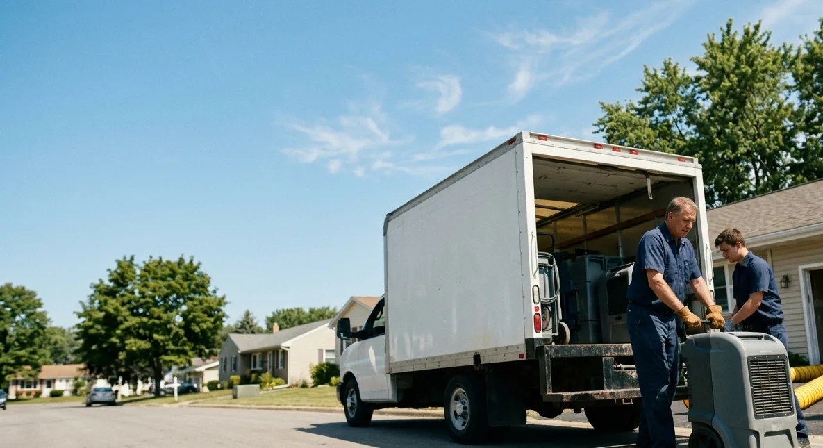 Water Damage Cleanup in Elkhart, IL near me